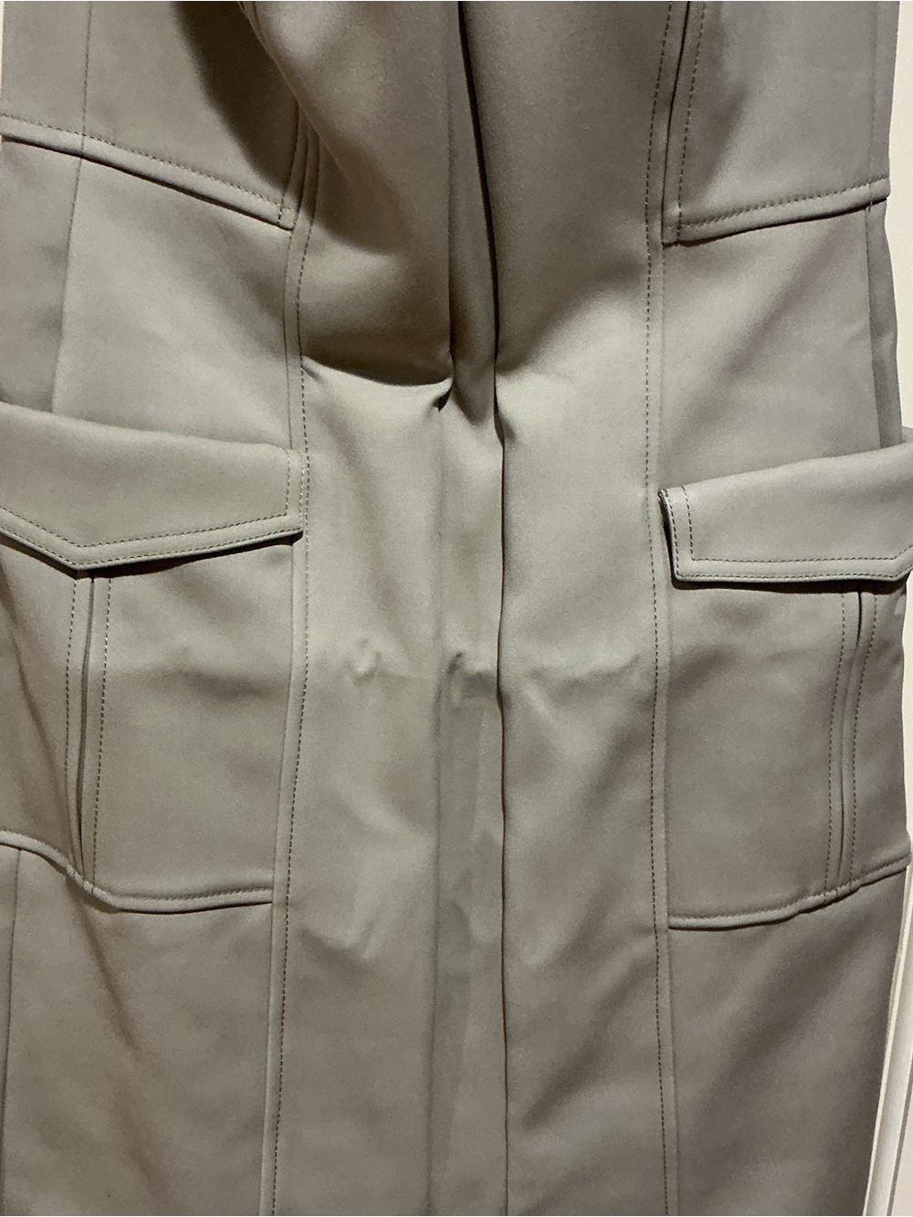 🔥CLEARANCE🔥 NWOT Dion Lee Strapless Cargo Pocket Midi Dress in Green, Size US 6 - Picture 3 of 8